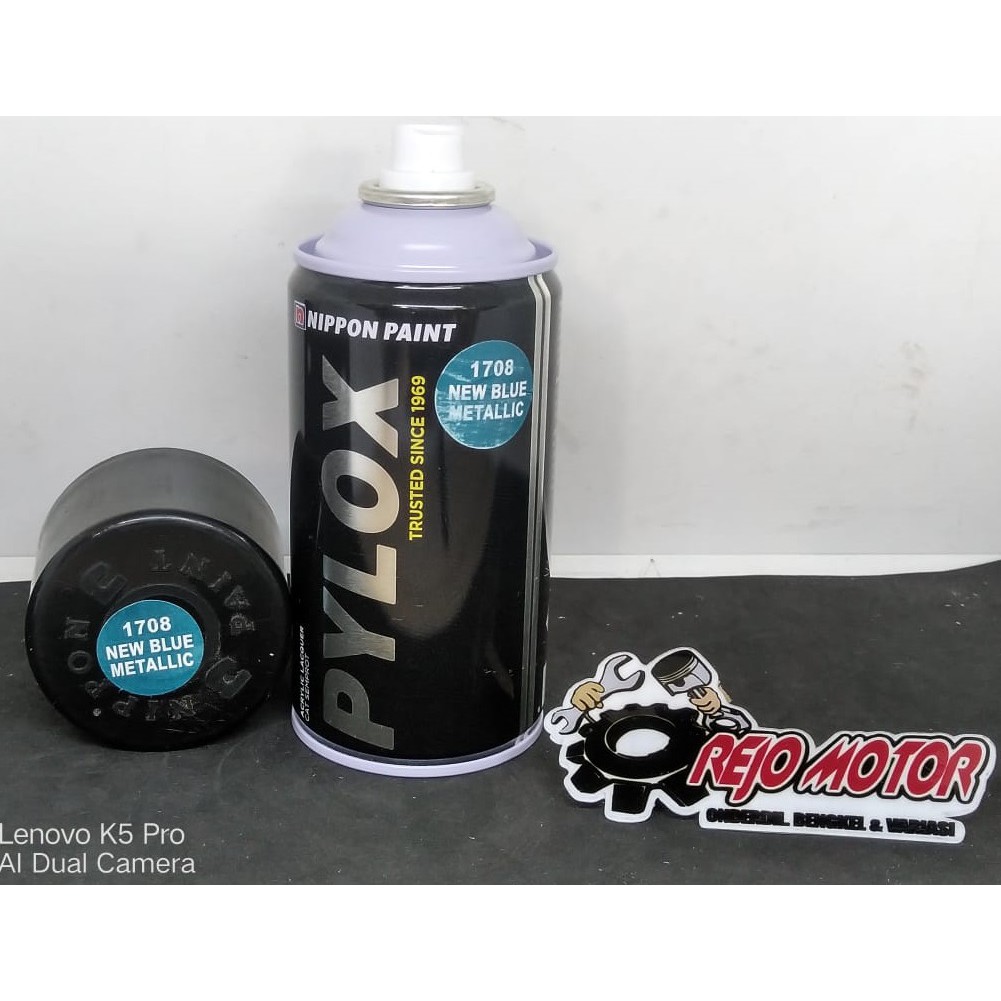 

PILOX/PYLOX /SOLID COLOURS & METALLIC COLOURS/ 1708 NEW BLUE METALLIC / ANTI BAKAR ORIGINAL NIPPON
