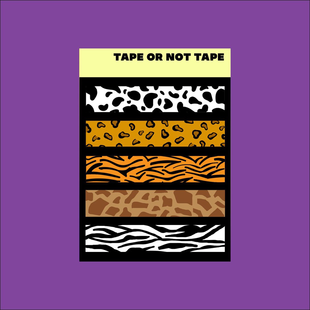 

TAPE OR NOT TAPE STICKER SET