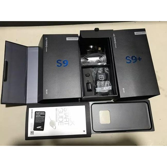 

DUS/BOX/BOOK/KOTAK SAMSUNG GALAXY S9+plus FULLSET AKSESORIS TER - Grey 4G1