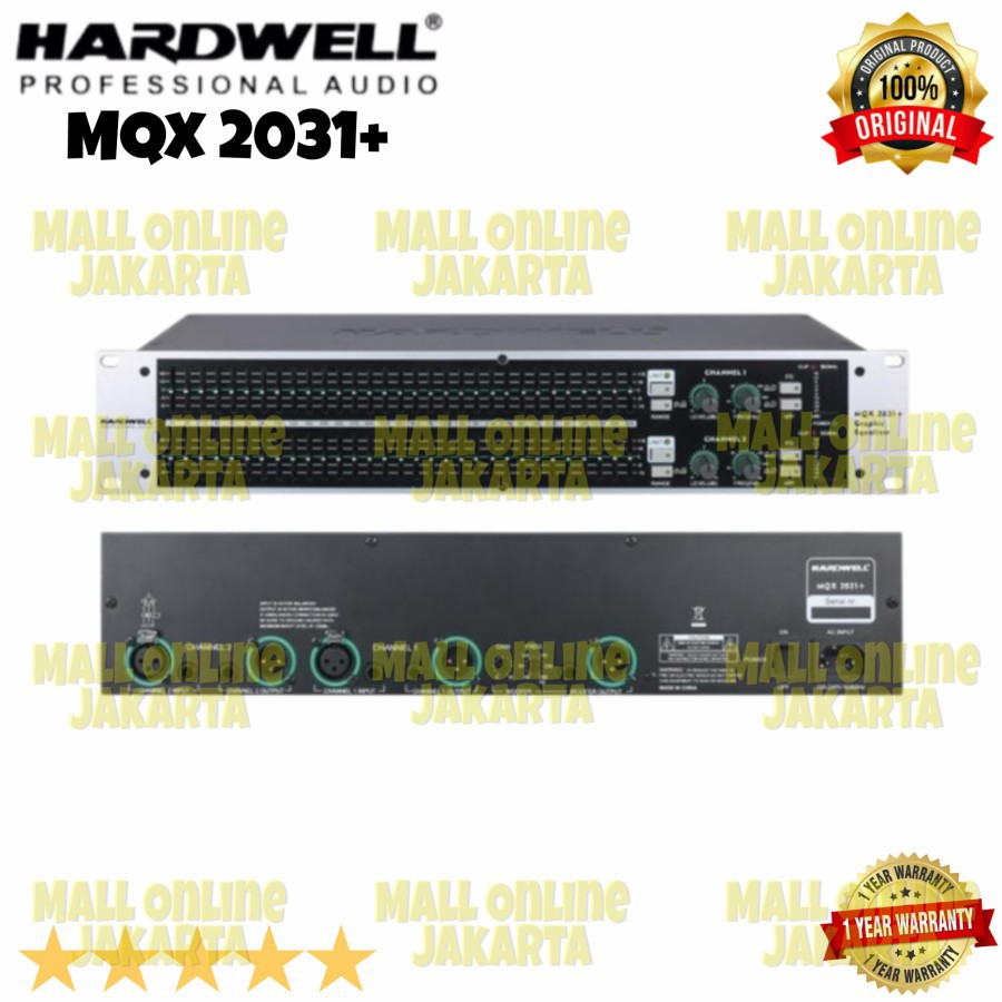 Equalizer Hardwell Mqx 2031 Plus Original Equaliser Mqx2031