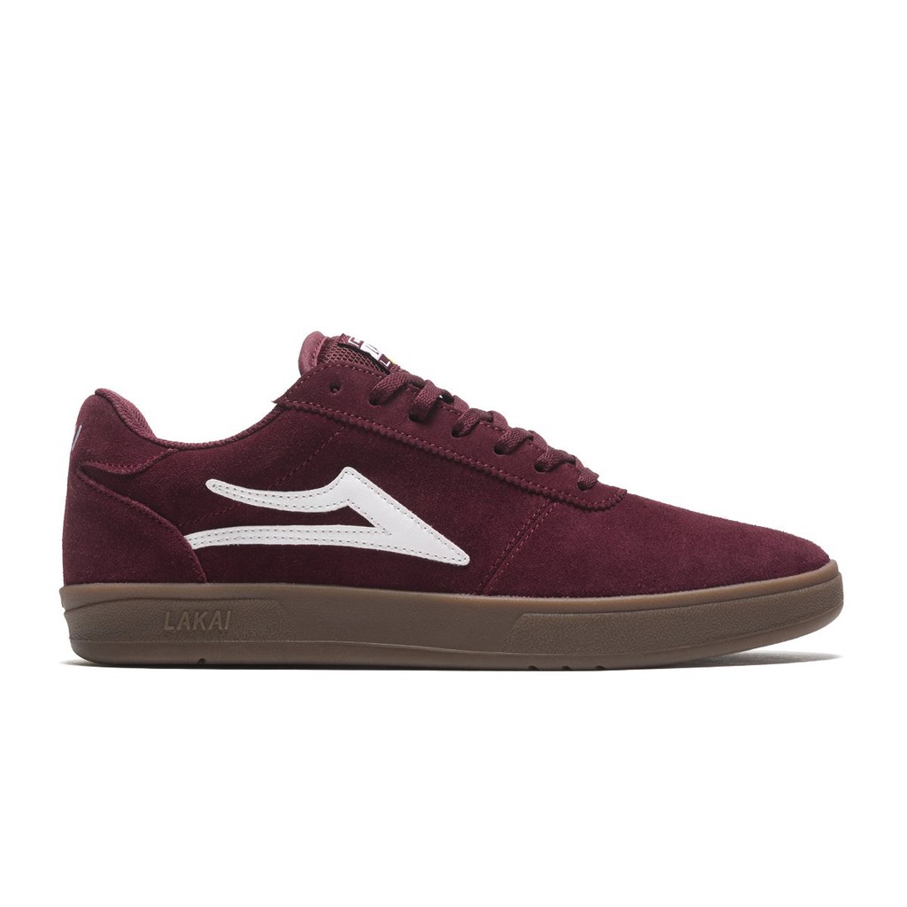LAKAI MANCHESTER XLK BURGUNDY SUEDE