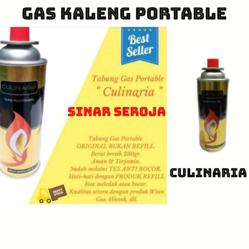 Gas Kaleng TOKAI / SUPER COOK / CULINARIA Tabung Portable