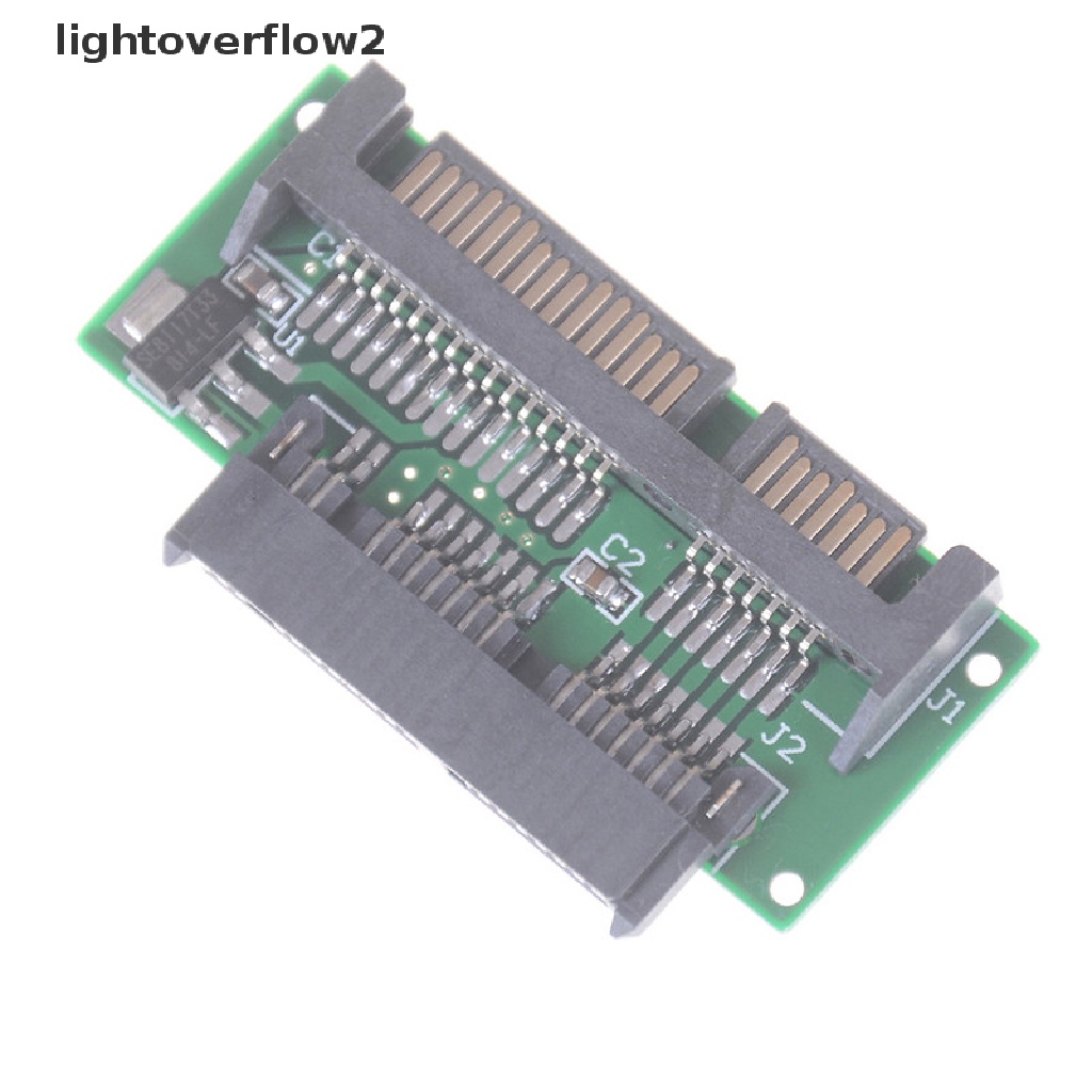 (Light2) Adapter Hardisk Hdd Ssd 3.3v Ke 2.5 &quot;22Pin Sata 5v