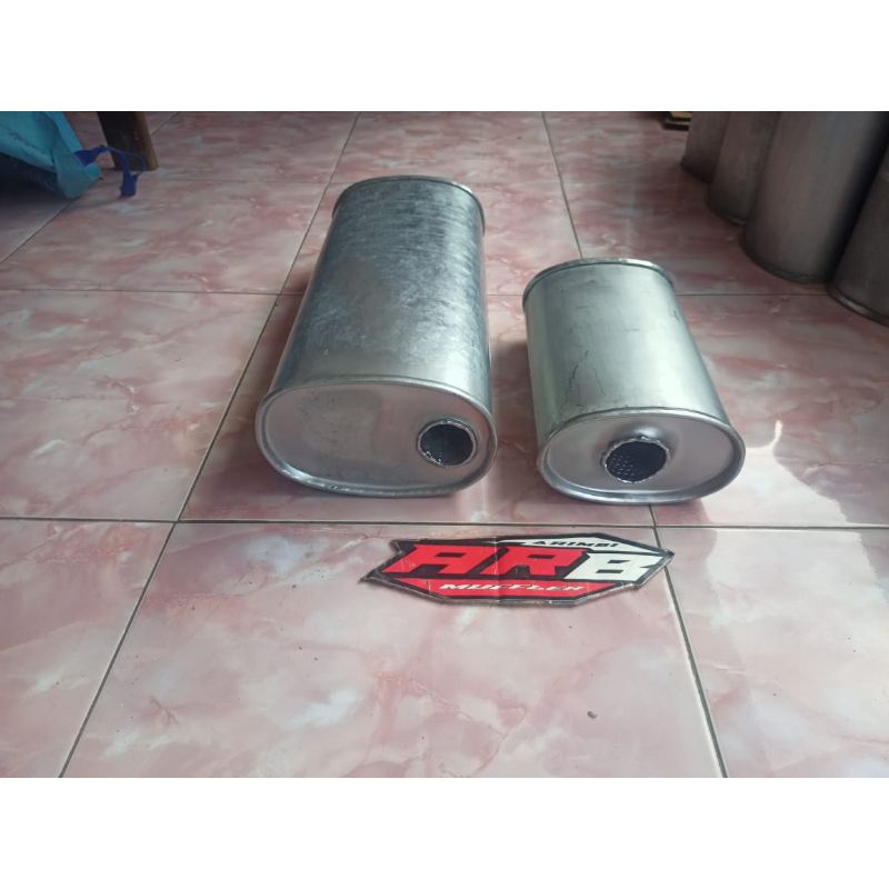 Satu paket depan belakang tabung standar knalpot mobil universal futura carry t120ss verosa baleno t