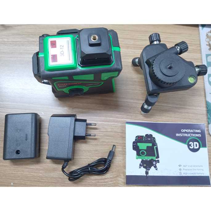 PROMO Mesin Self Leveling 12 Line Laser 3D High-precision - 3D-12 Taffware Hilda laser level leveling siku laser laser tukang bangunan laser bangunan laser siku untuk bangunan laser keramik laser pasang keramik U7OT09GR U7OT09BL