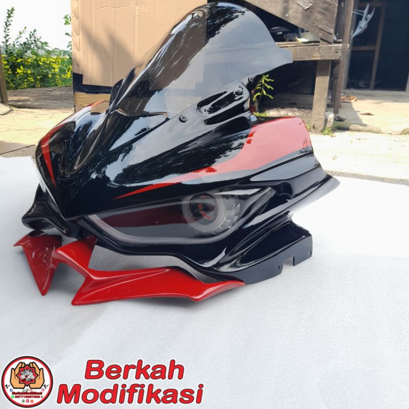 Headlamp R25 Lampu Proji Lis Lampu Visor Winglet PNP Yamaha R15 OLD V1 V2