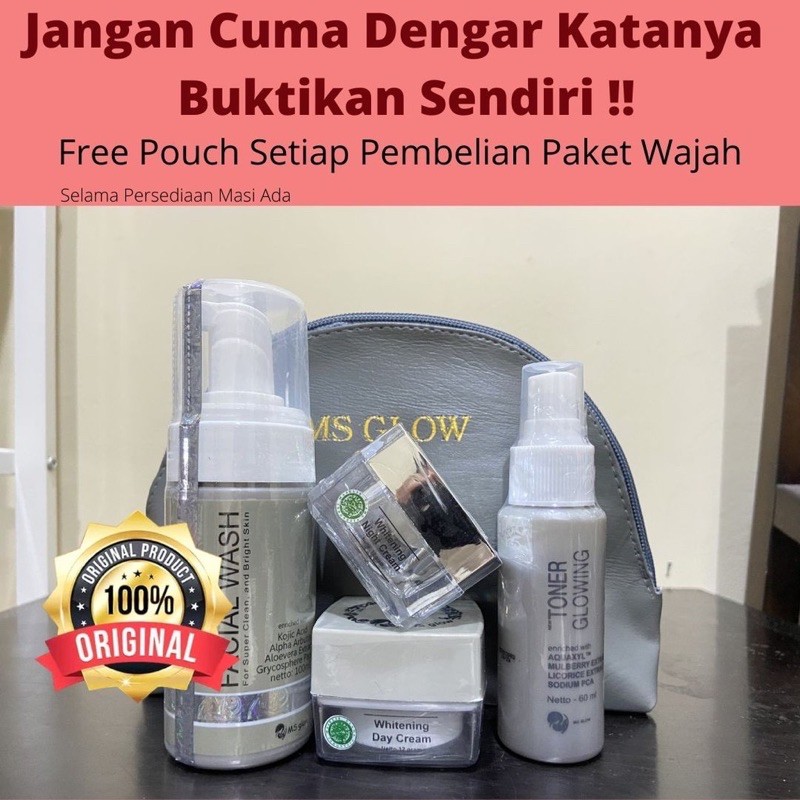 Paket MS glow / Original 1000000% kalau tidak ori uang kembali