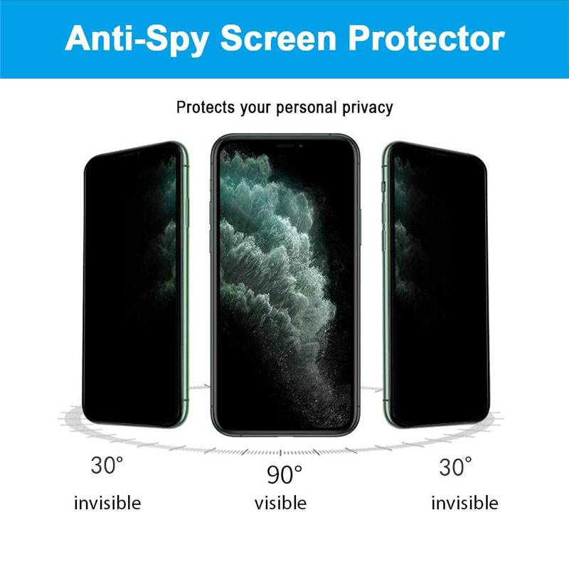 1Pcs Privacy Tempered Glass For IPhone 11 12 Pro Max Mini Anti-Spy Screen protectors For iPhone  7 8 Plus X XS Max XR SE 2020 Glass