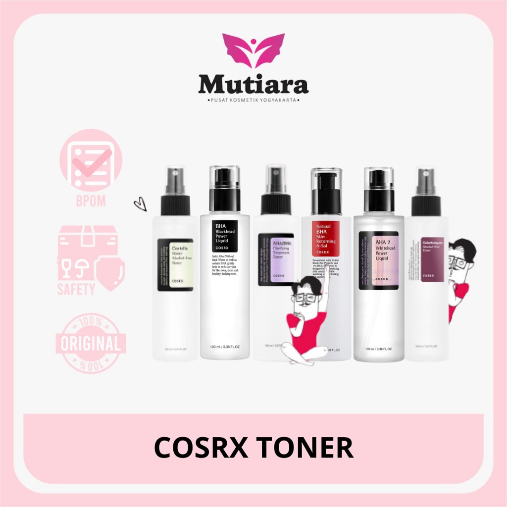 COSRX TONER (AHA BHA/CENTELLA/GALACTOMYCES/AHA 7/BHA)