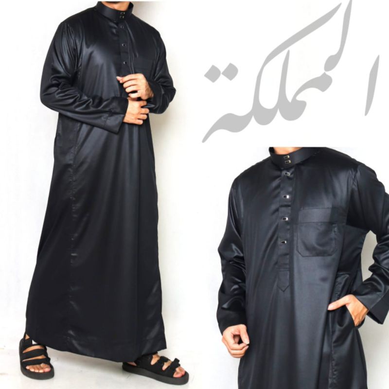 ( COD ) JUBAH AL MAMLAKAH KANCING PREMIUM STYLE THOBE AL HARAMAIN