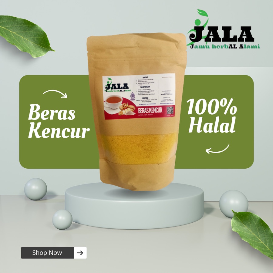 

BERAS KENCUR INSTANT - 100% HERBAL - 200 GRAM