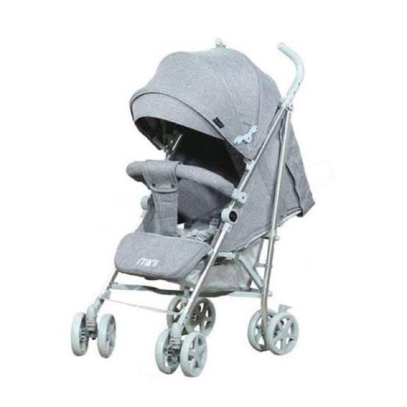 Preloved stroller pliko mini 518AL warna abu