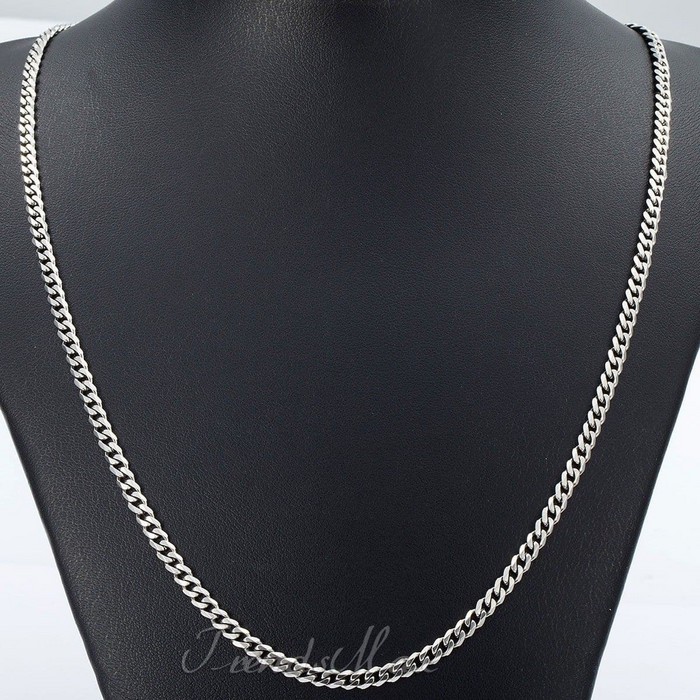 [Bayar di Tempat] Kalung Titanium Stainless Steel Motif Rantai