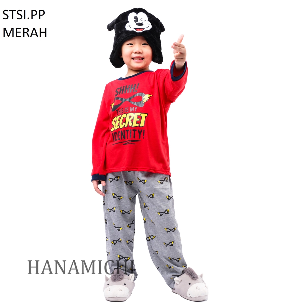 Hanamichi STSI.PP Piyama Anak Bergambar Lengan Panjang