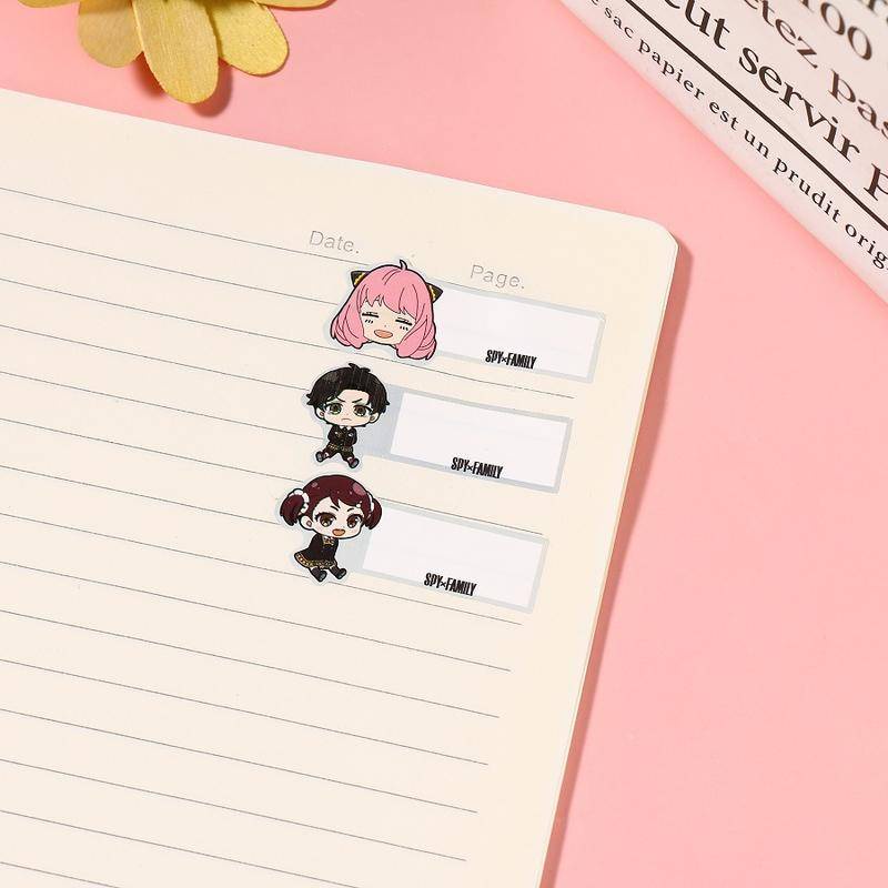 SXF011 – Label Stiker Nama Spy x Family Anya Anime Cosplay Jepang Alat Tulis Sekolah