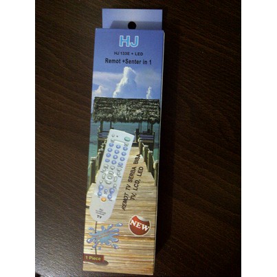 REMOTE TV Universal MULTI HJ 133E + LED Serba bisa TV LCD dan LED TERLARIS TERMURAH