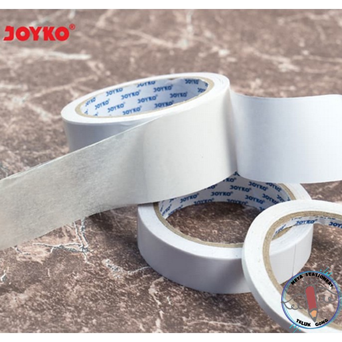 

Double Sided Tape Perekat 2 Sisi Joyko 15 Yard