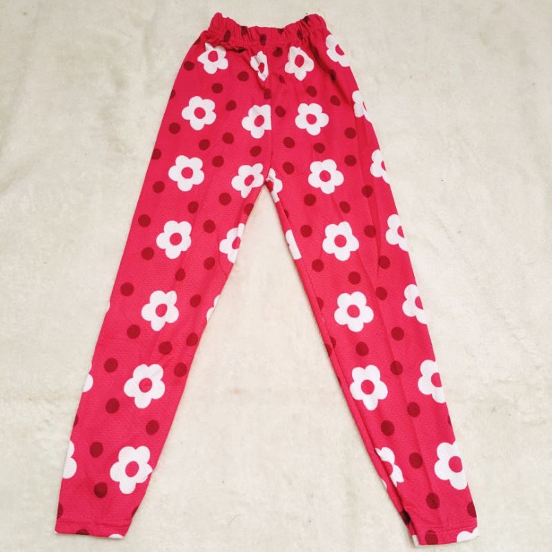 Legging anak cewek 1 2 3 motif bunga celana panjang anak perempuan ( legging bunga  )