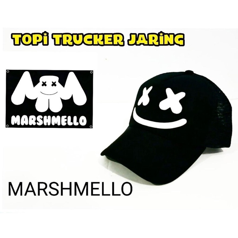 Topi Trucker Marshmello