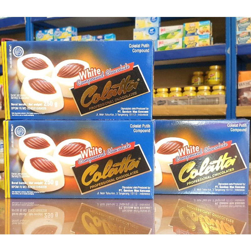 

Colatta White Chocolate Compound 250Gr / Coklat Putih Colatta 250Gr