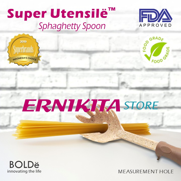 BOLDe SUPER UTENSILE SPAGHETTI SPOON - Spatula Sendok Spaghetti