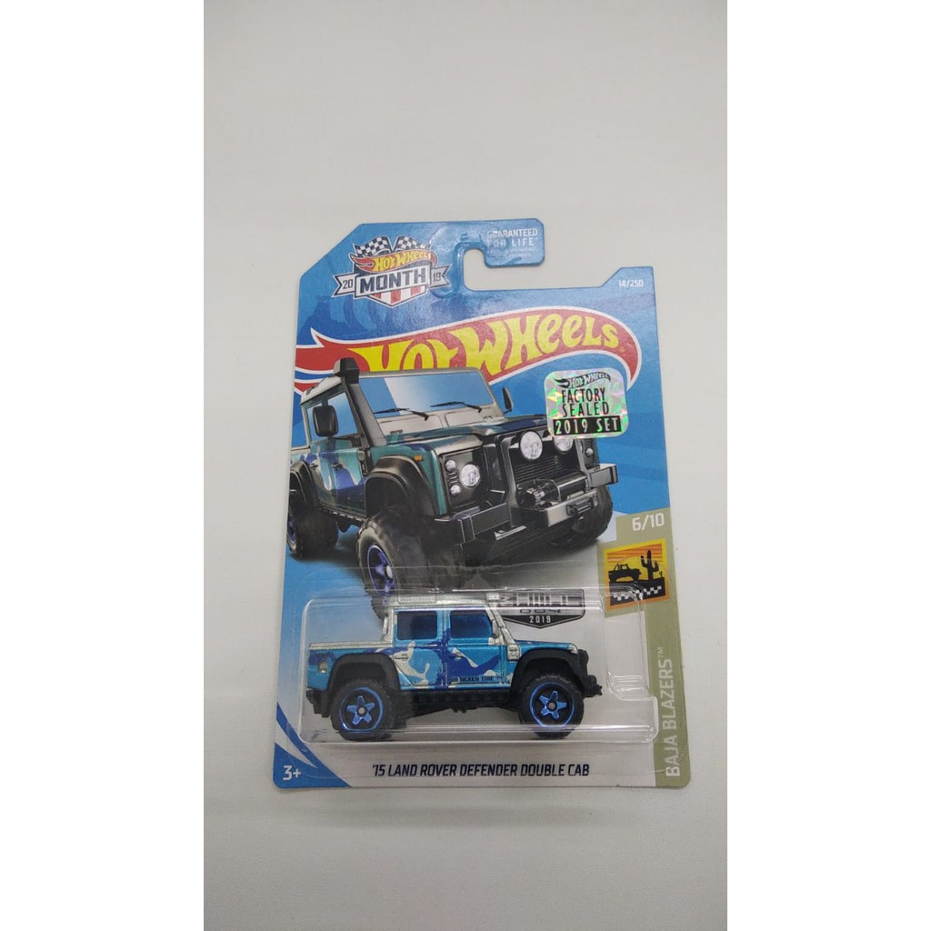 Hot Wheels 15 Land Rover Defender Double Cab ZAMAC Hotwheels FS 2019 HW Factory Sealed