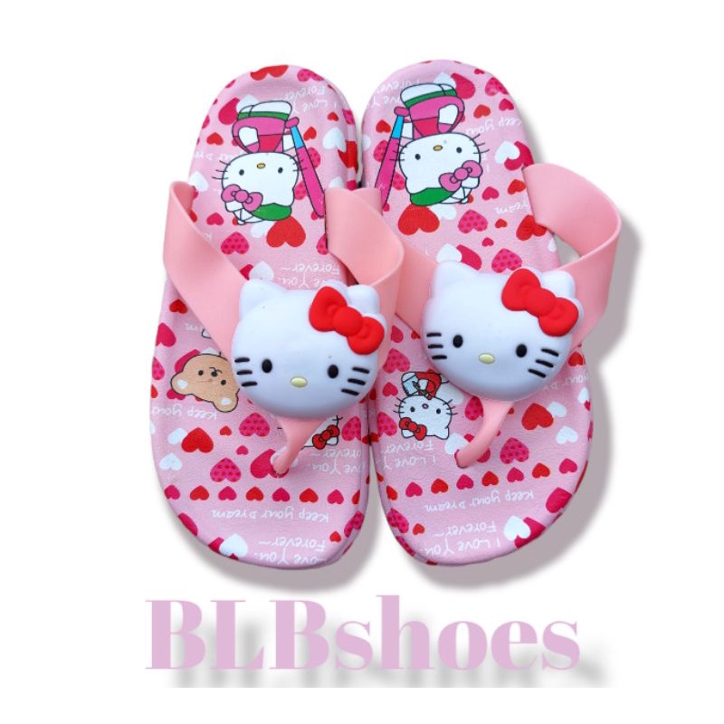 SANDAL ANAK PEREMPUAN SANDAL JEPIT KARET ANAK PEREMPUAN SANDAL JEPIT JELLY ANAK PEREMPUAN KARAKTER HELLO KITTY