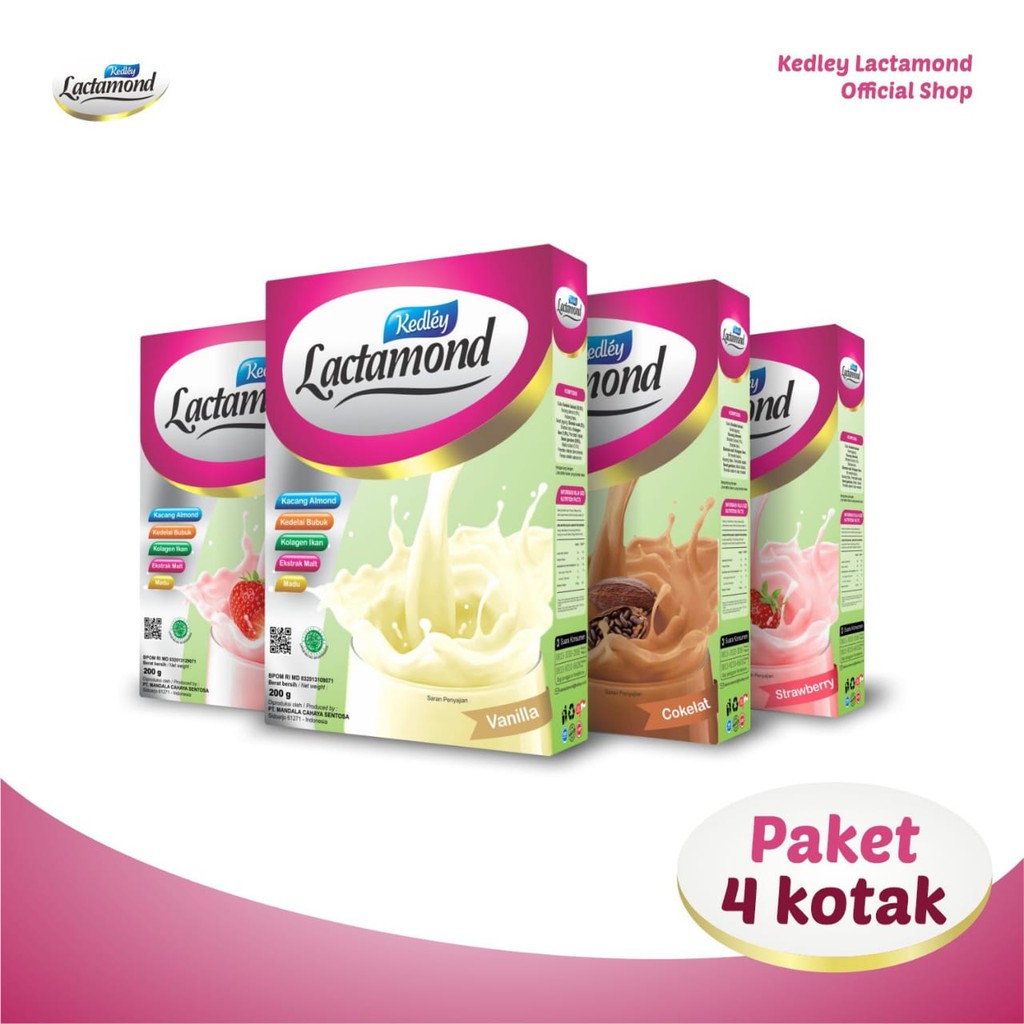 KEDLEY LACTAMOND Paket 4 Box  | Booster ASI | PALING LARIS