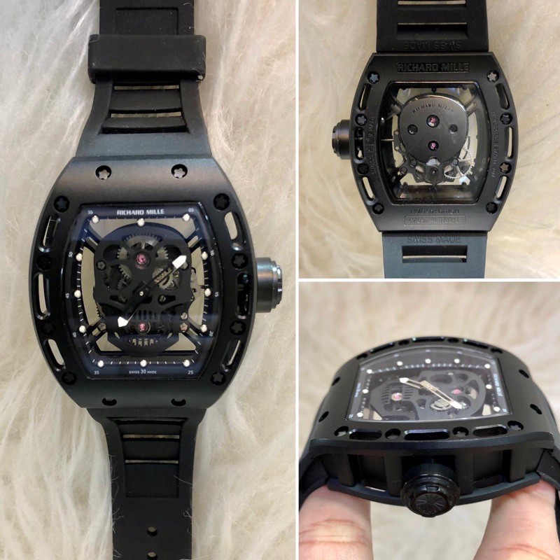 jam tangan unisex rm skull automatic 42.70mm x 50mm x 15.95mm premium 1:1 dijamin keren | uqtt99