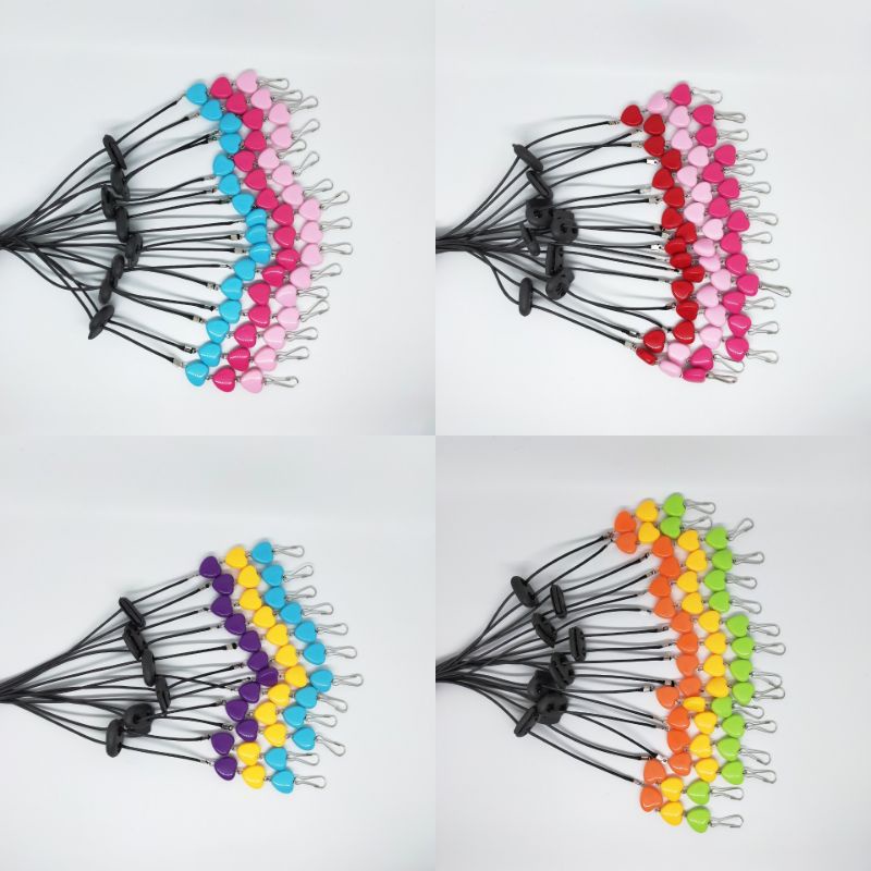 (2 Fungsi) Tali & Konektor Masker “Pastel Series”