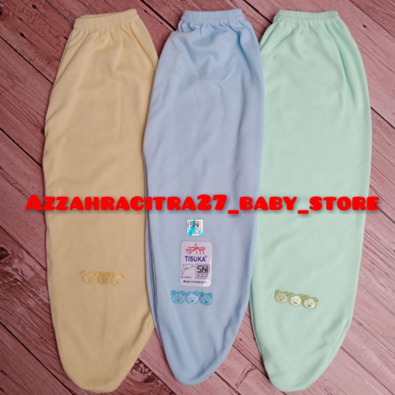 3PC DOLPHIN CELANA PANJANG BAYI MODEL TERTUTUP USIA 0_4BLN BAHAN HALUS LEMBUT &amp;SNI