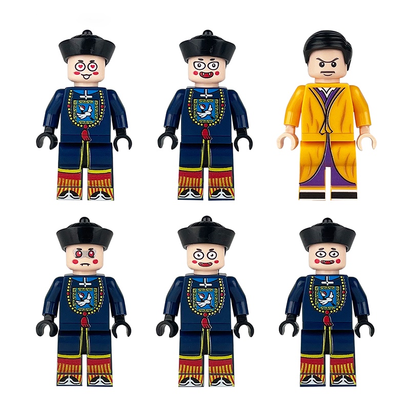 Inspire Kreativitas Dengan Blok Bangunan Mainan Lin Zhengying Zombie China- 6pcs Set Untuk Dekorasi Halloween