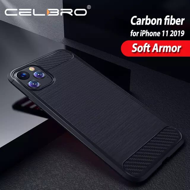 Iphone 11 / 11 Pro / 11 Pro Max Soft Case Brushed Carbon