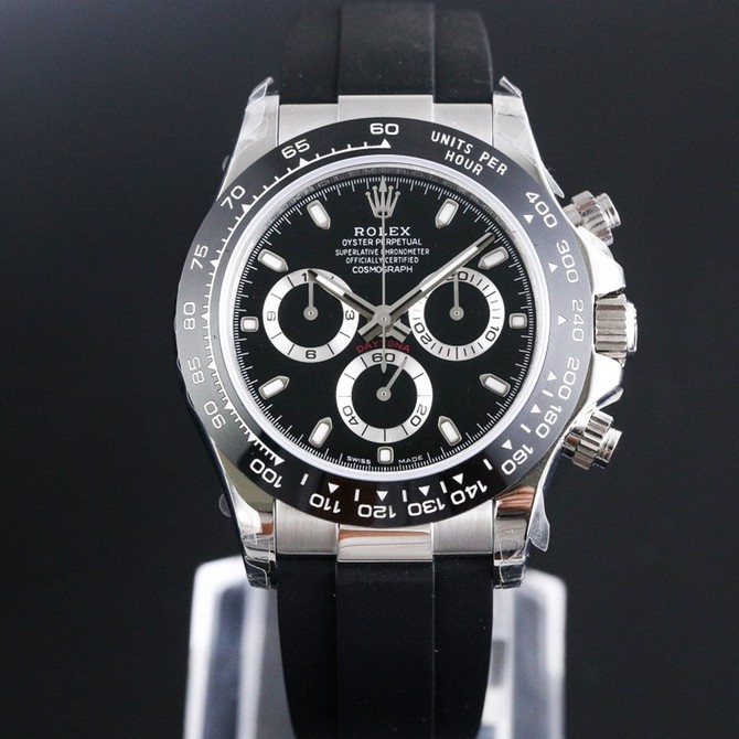 Asli 100% Rolex Daytona Series Three Eyes Chronograph Jam Tangan Pria Mekanik Otomatis Swiss