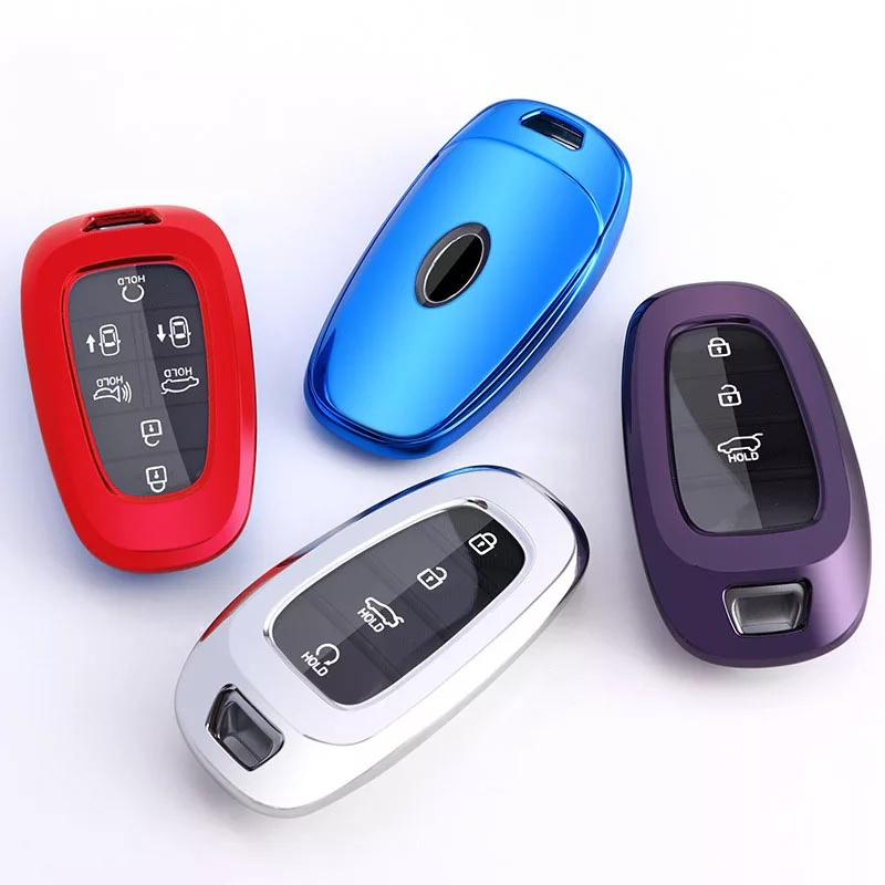 Cover Casing Sarung Kunci Remote Hyundai Ioniq 5 Palisade Santa Fe Staria Creta Stargazer