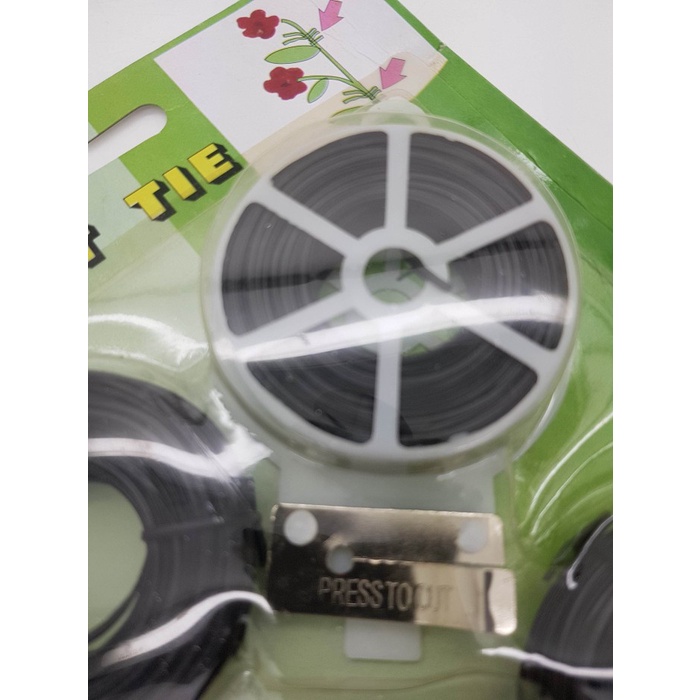 

Pengikat Kabel 4 x 30 meter / Twist Tie Warna Hitam Merk TUKUIKI New
