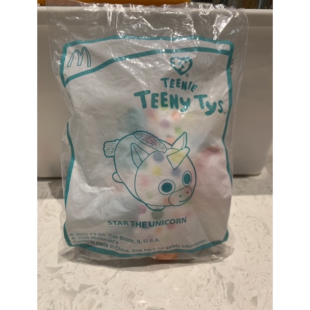 McDonald Happy Meal TY Teeny Tys Star The Unicorn