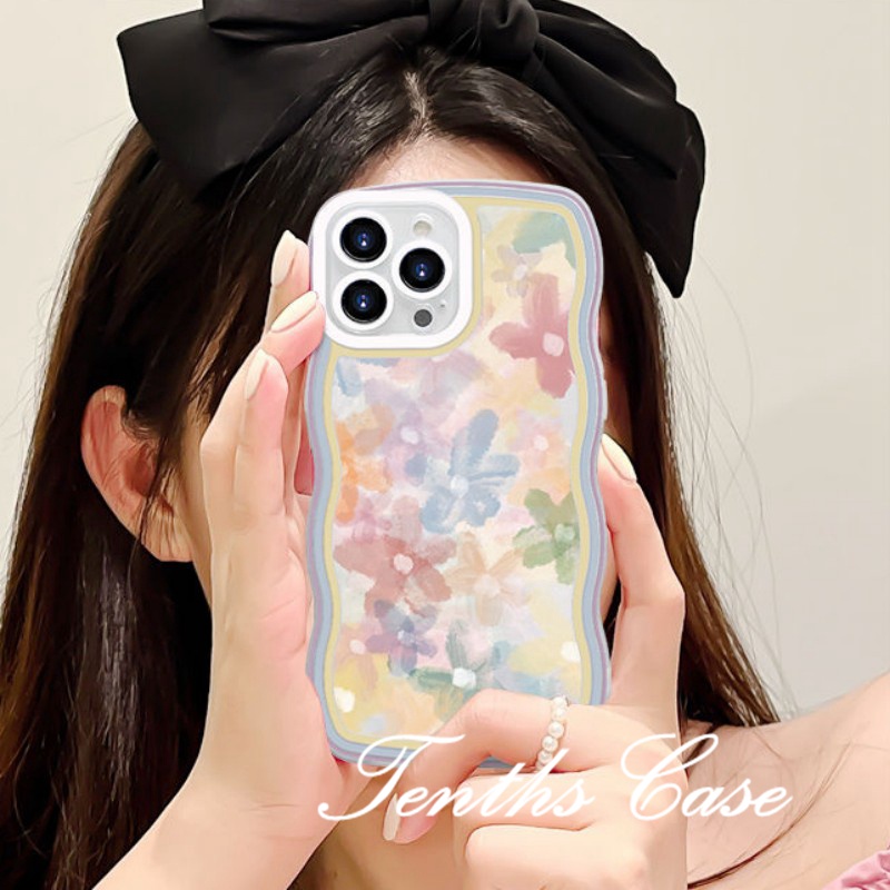 Redmi 12C 10C 10A 10 9 9A 9C 9T Note 12 11 Pro+ 11s 11 10s 10 9s 9 8 Pro Poco X4Pro X3 Pro X3NFC M3 M4 F3 Mi11 Lite 10TPro Soft Case Transparan Motif Bunga Untuk