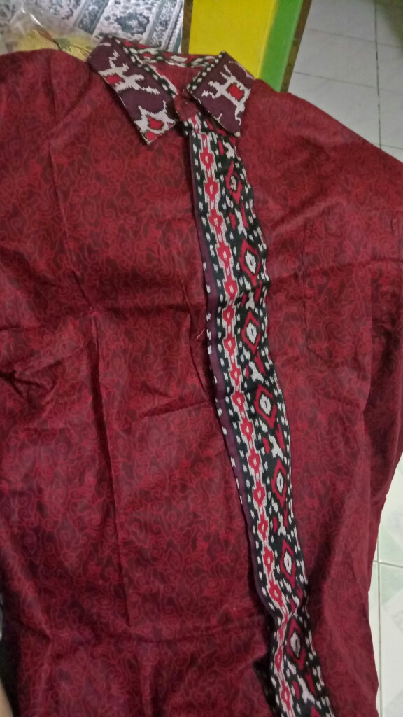 Bisa Cod Hem Batik Pria Jumbo Xxxl Xxxxl Kemeja Batik Big Size Lengan Pendek Atasan Baju