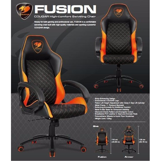 Kursi Cougar Fusion - Kursi Gaming Cougar Fusion