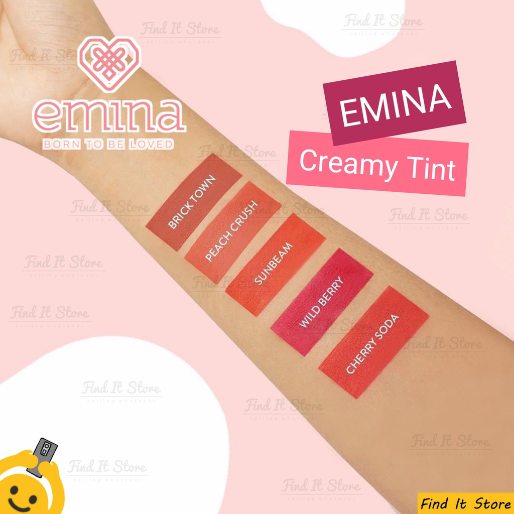 Emina Creamy Tint | Lip Tint Creamy | BPOM Creamytint