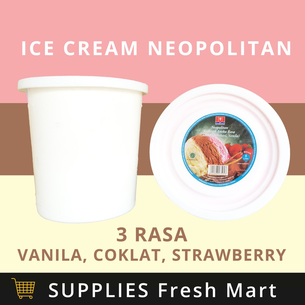 Es Krim Literan Ice Cream Diamond 8 Liter SPECIAL Shopee Indonesia