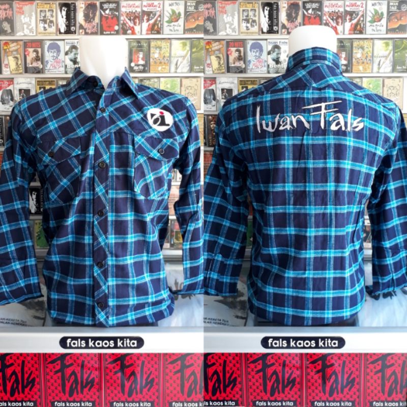 Hem iwan fals Oi iwan fals baju iwan fals kemeja iwan fals Oi PDL iwan fals flanel iwan fals bordir 