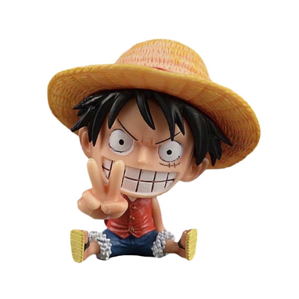 Mainan Action Figure Anime One Piece Luffy Zoro Bahan PVC Ukuran 9cm Untuk Hadiah Anak