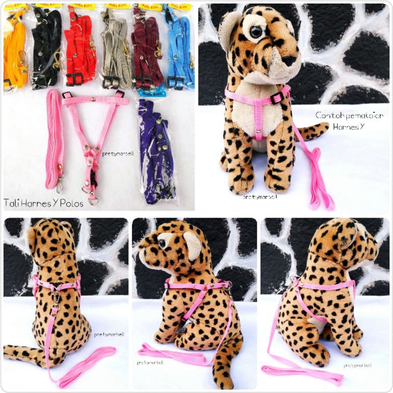 Harness Y Polos Tali Badan Hewan Kucing Kelinci Musang Hernes Harnes