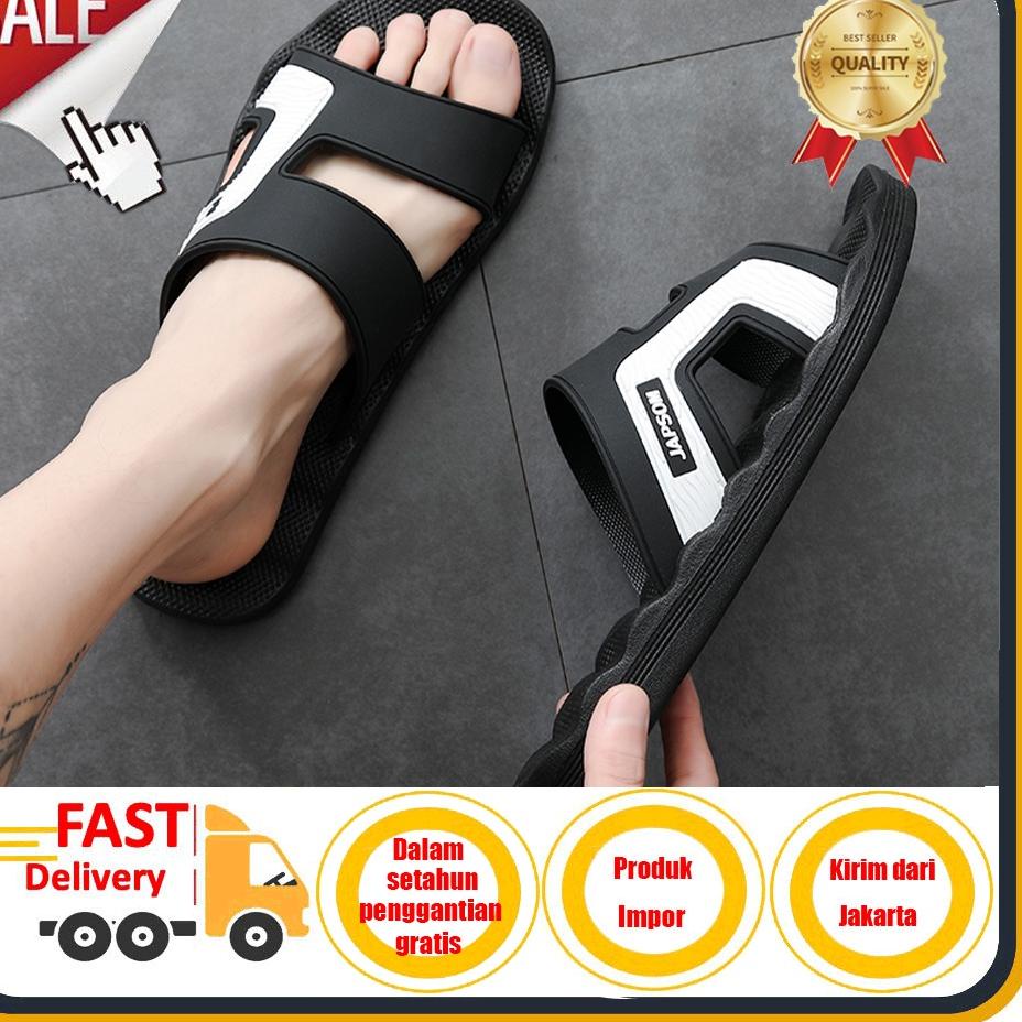 (ATC) [100% IMPORT SENDAL PRIAt] Sandal Pria Sandal Pria Sandal Pria Sandal Karet Kasual Pria Sandal