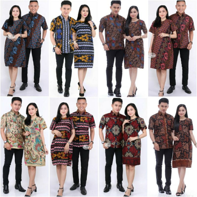 NEW ARRIVAL | COUPLE DRESS BATIK WANITA LENGAN PENDEK