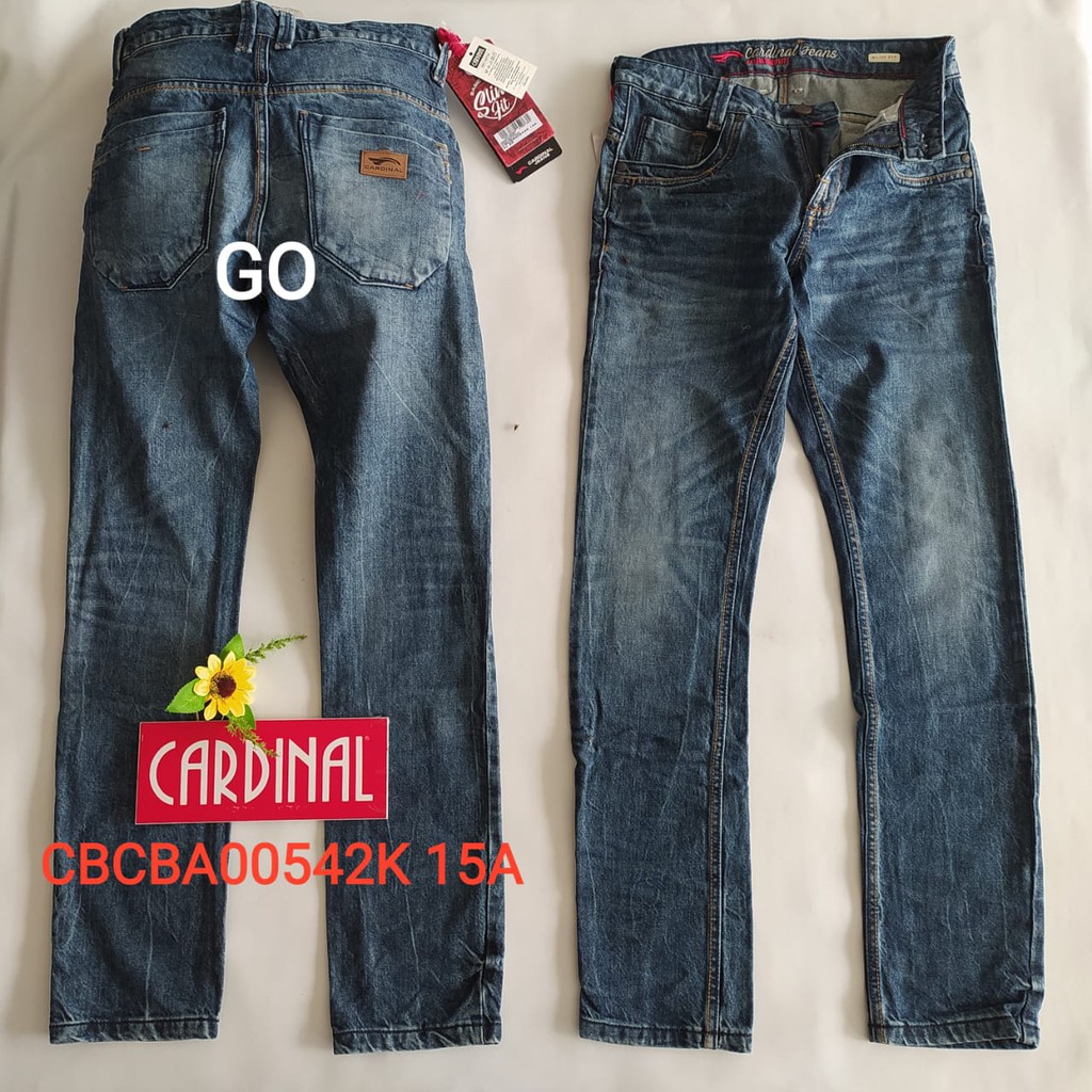 gof 29 B CARDINAL CBCBA Celana Panjang Jeans Reguler Fit Slim Fit Straight Slim Bawahan Laki-Laki