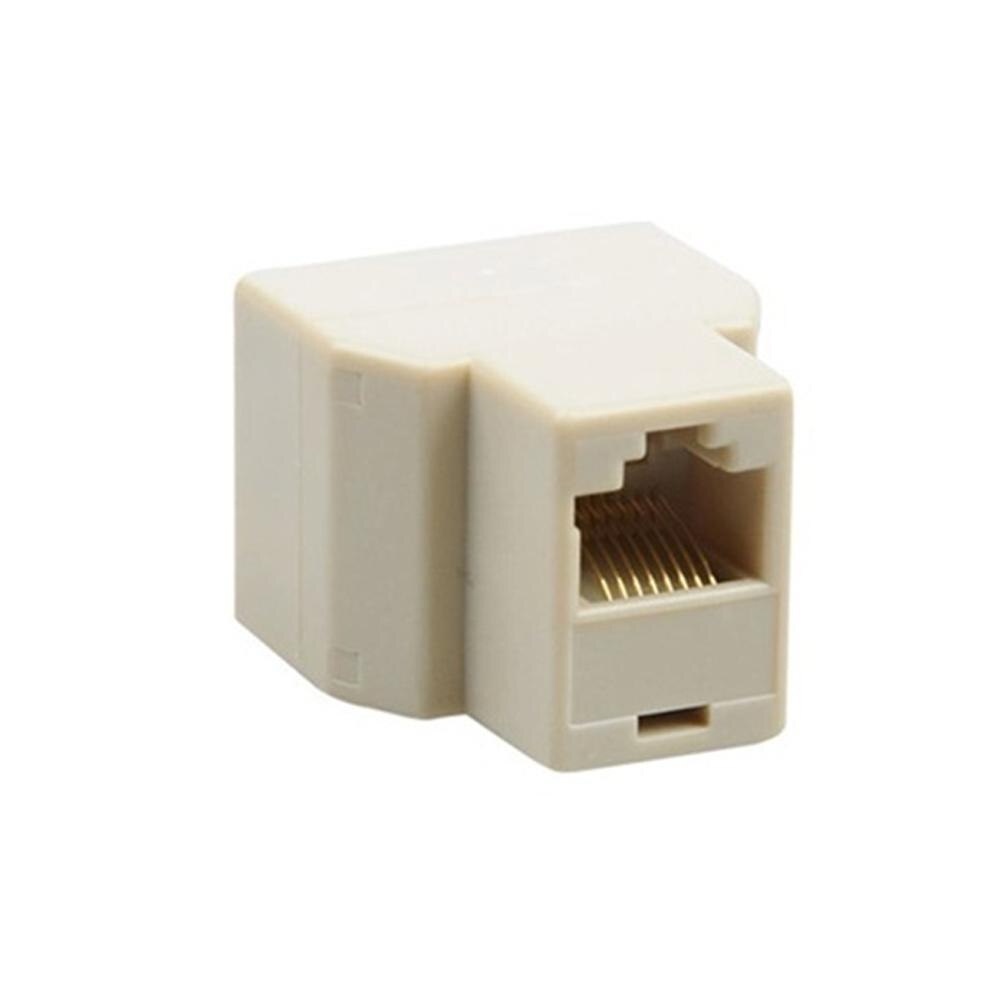 Barrel RJ45 Double 1-2 Connector sambungan LAN