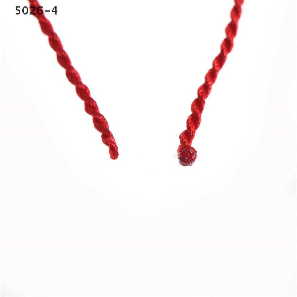 5026-4 50X Cord STRING KABBALAH LUCKY BRACELETS Against Evil Eye for Success red black 5026-4